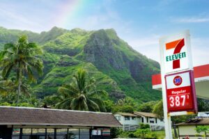 ハワイのガソリンスタンドで好きな食べ物は？