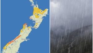 ニュージーランド全土に大雨警報、注意報発令