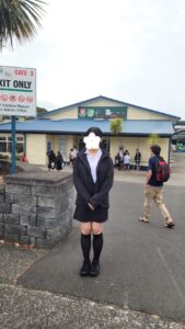 Iさんのニュージーランド高校留学の初日です