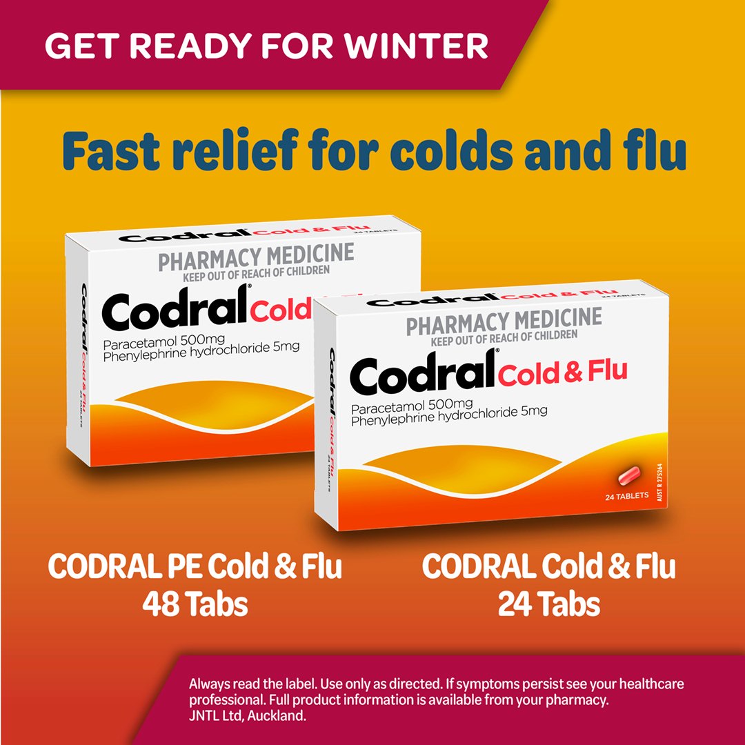 NZではプソイドエフェドリンの風邪薬とインフルエンザ薬が再び棚に並ぶ
