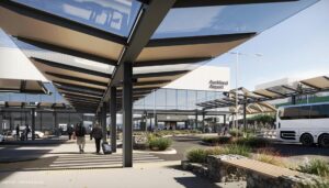 オークランド空港が新国内線ターミナルを初公開、支出超過の主張に反論